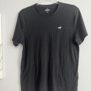 Hollister mens short sleeve t shirt black size medium